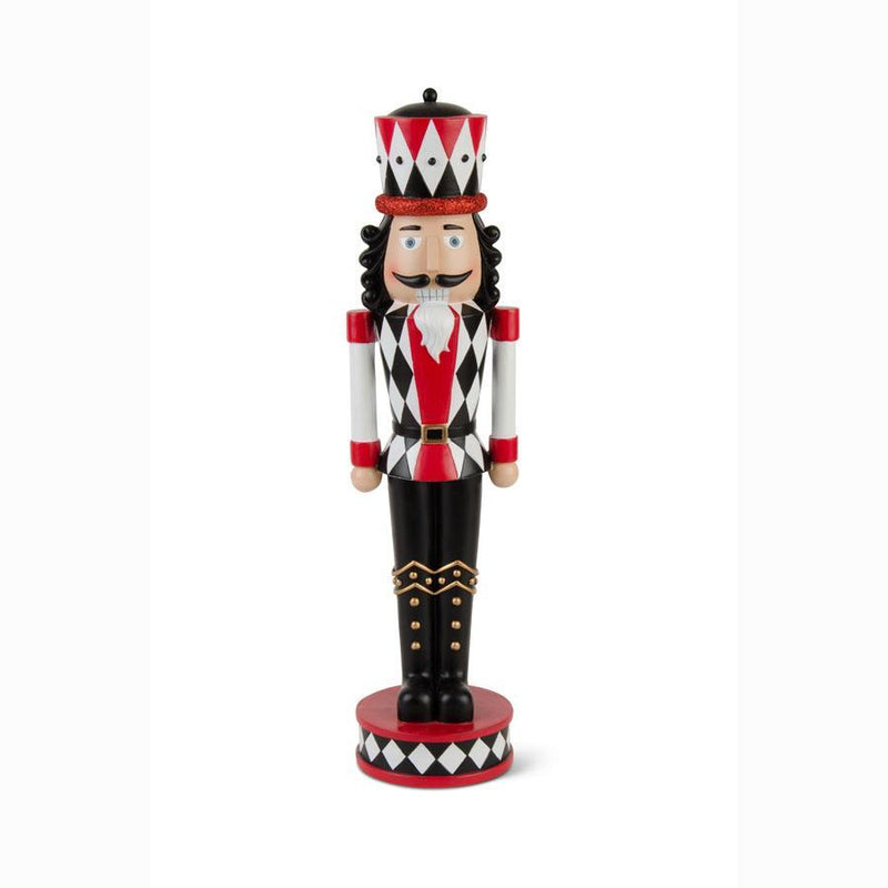 Design Shop 20 Inch Black Red & White Soldier Nutcracker
