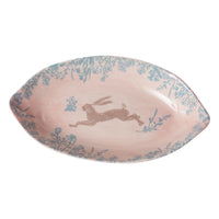 Design Shop Pink Jackrabbit Dining Collection Serving Dish, 11.75" X 1.75".