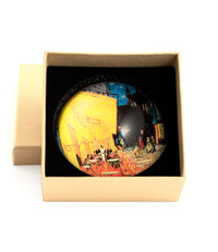Design Shop Cafe Terrace At Night Paper Weight