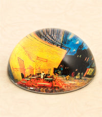 Design Shop Cafe Terrace At Night Paper Weight