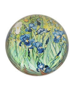 Design Shop Irises By Vincent Van Gogh Paperweight
