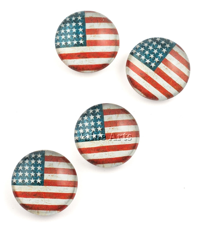 Design Shop Vintage American Flag Magnet/Set of 4