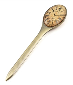 Design Shop Vintage Clock Letter Opener