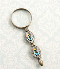 Design Shop Vintage Blue Butterfly Magnifier