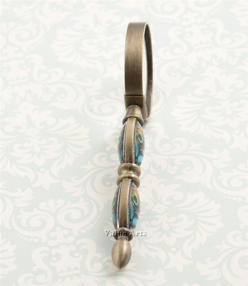 Design Shop Vintage Blue Butterfly Magnifier