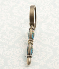 Design Shop Vintage Blue Butterfly Magnifier