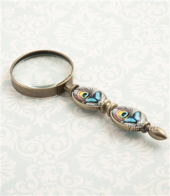 Design Shop Vintage Blue Butterfly Magnifier