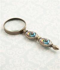 Design Shop Vintage Blue Butterfly Magnifier