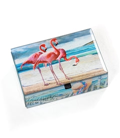 Design Shop Flamingo On Beach Treasure Box