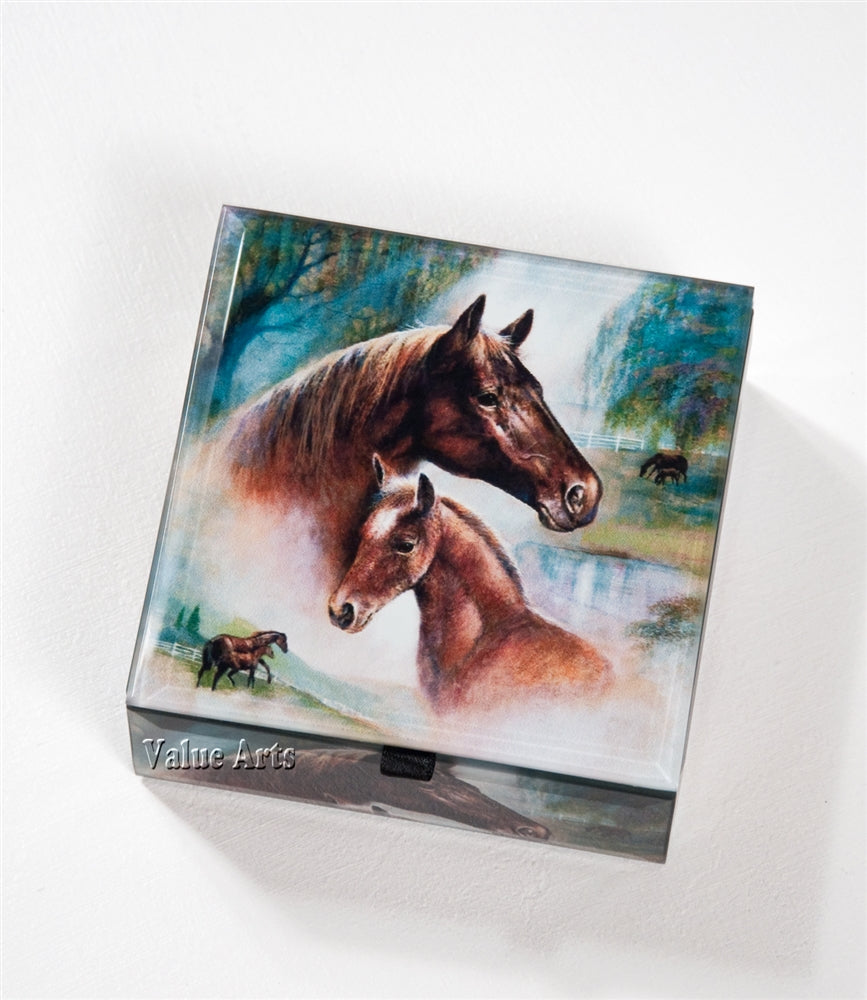 Design Shop Horse Family  Keepsake Box