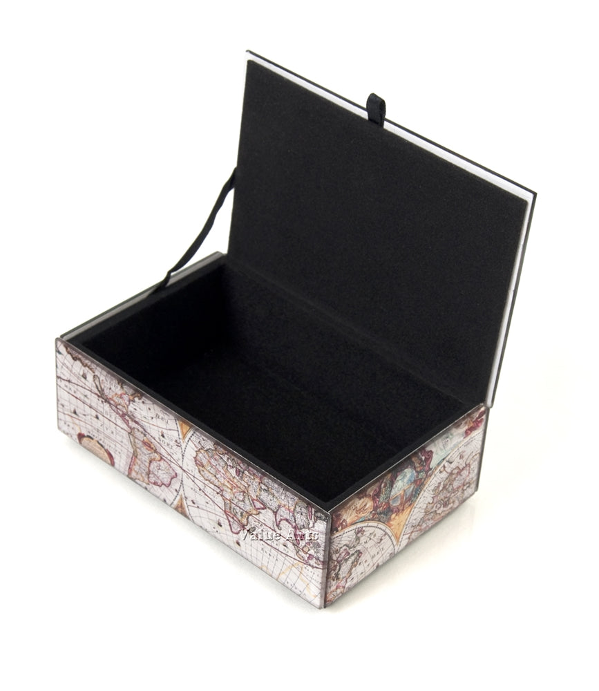 Design Shop Vintage World Map Treasure Box – Design Shop By Shell