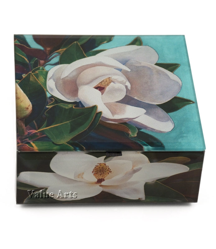 Design Shop Magnolia Flower Keepsake Box