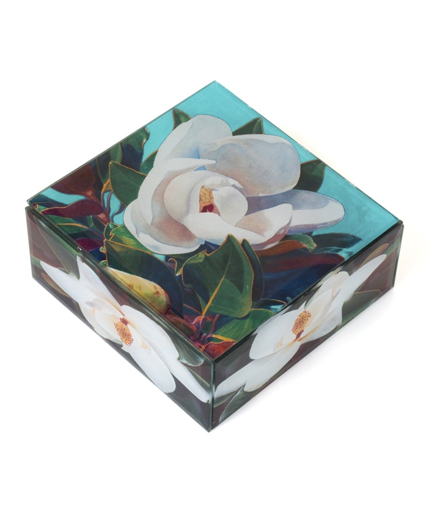 Design Shop Magnolia Flower Keepsake Box