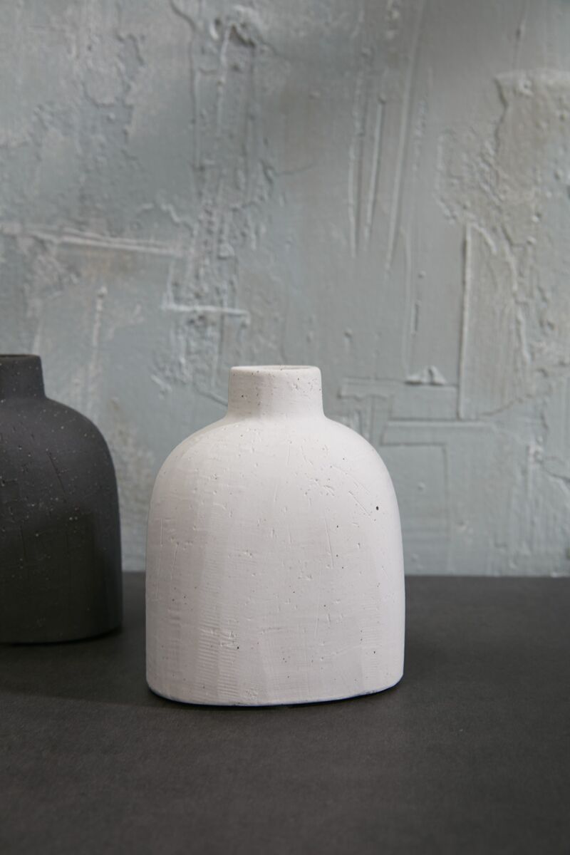 Design Shop White Karis Collection Budvase, 3.5" X 4.25", Set of 2.