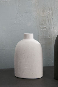 Design Shop White Karis Collection Budvase, 4" X 5.75", Set of 2.