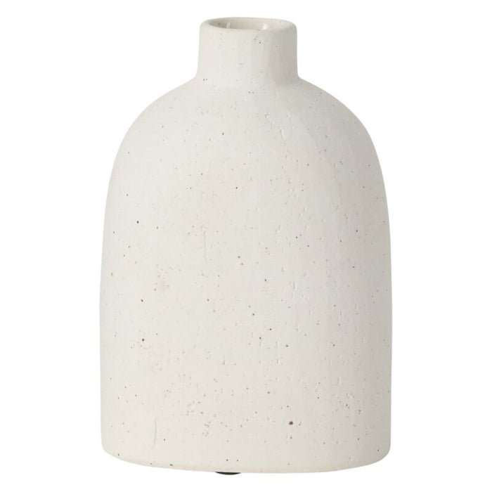 Design Shop White Karis Collection Budvase, 4" X 5.75", Set of 2.
