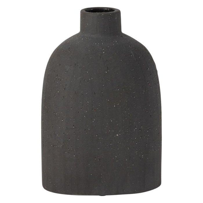 Design Shop Black Karis Collection Budvase, 4" X 6", Set of 2.