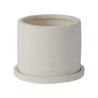 Design Shop Easton Pot with Saucer 5"x 3.5", Set of 2