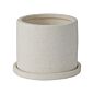 Design Shop Easton Pot with Saucer 5"x 3.5", Set of 2