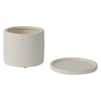 Design Shop Easton Pot with Saucer 5"x 3.5", Set of 2