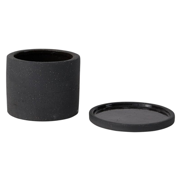 Design Shop Easton Pot with Saucer 5"x 3.5", Set of 2