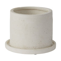 Design Shop Easton Pot with Saucer 5.5"x 4.25", Set of 2