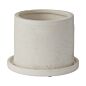 Design Shop Easton Pot with Saucer 5.5"x 4.25", Set of 2
