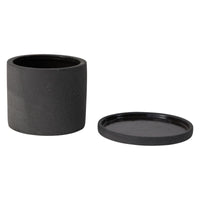 Design Shop Easton Pot with Saucer 5.5"x 4.25", Set of 2