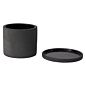 Design Shop Easton Pot with Saucer 5.5"x 4.25", Set of 2