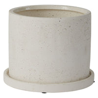 Design Shop Easton Pot with Saucer 7.5"x 5.75"