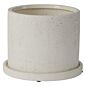 Design Shop Easton Pot with Saucer 7.5"x 5.75"