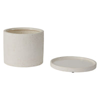 Design Shop Easton Pot with Saucer 7.5"x 5.75"