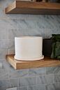 Design Shop Easton Pot with Saucer 7.5"x 5.75"