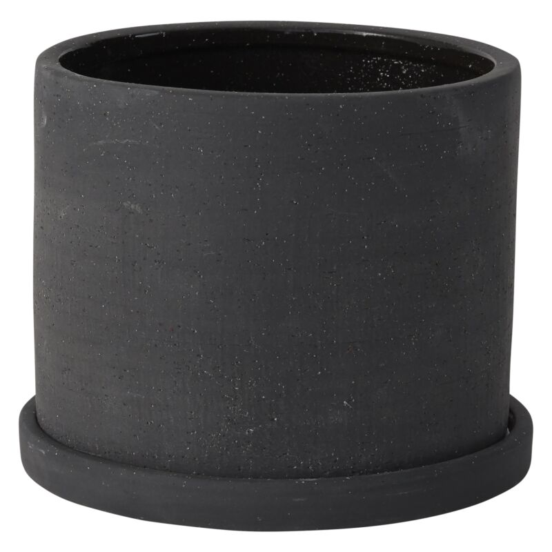 Design Shop Easton Pot with Saucer 7.5"x 5.75"