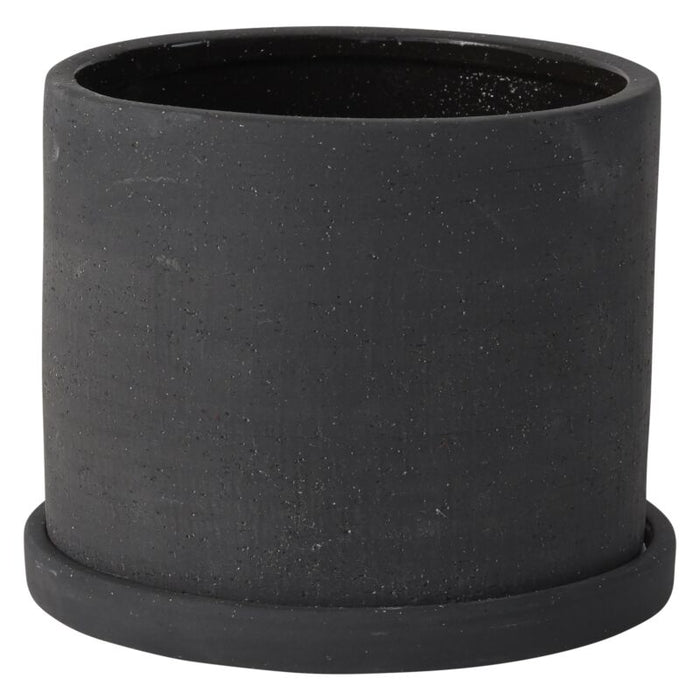 Design Shop Easton Pot with Saucer 7.5"x 5.75"
