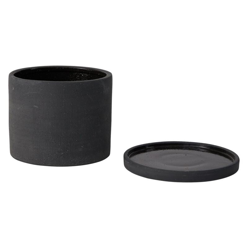 Design Shop Easton Pot with Saucer 7.5"x 5.75"