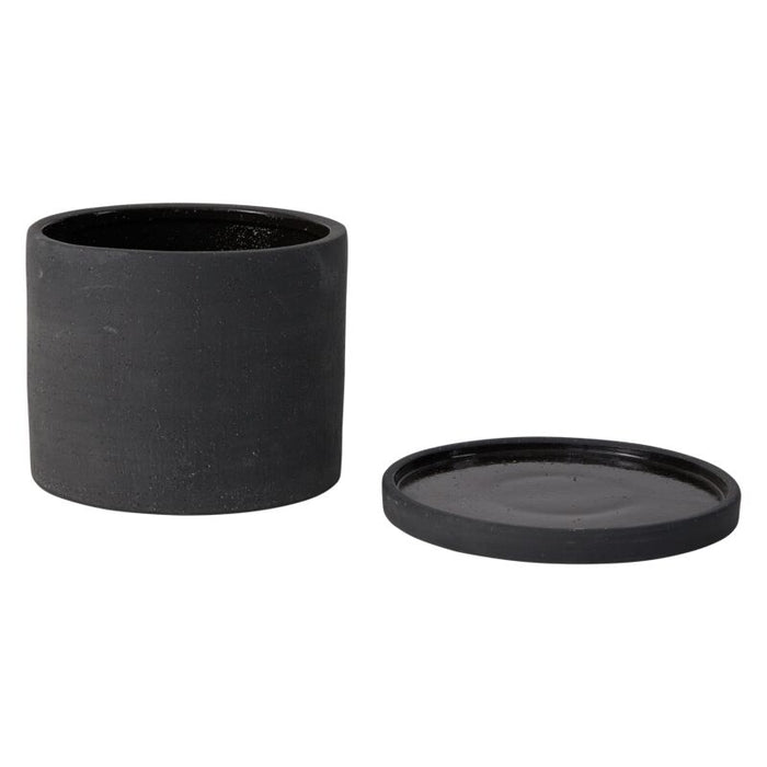 Design Shop Easton Pot with Saucer 7.5"x 5.75"