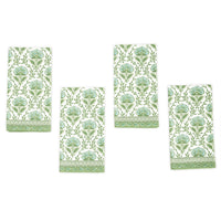 Design Shop Countryside Floral Pattern Napkins - Cotton, Set of 4.