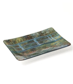 Design Shop Bridge Over A Pond Of Lilies Decorative Dish