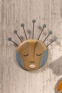 Design Shop Blue Celu Wall Hanger, 9" X 13.5".