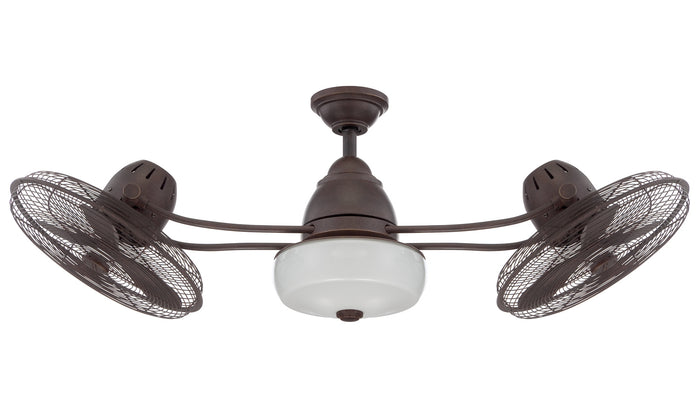 Craftmade 48"Ceiling Fan from the Bellows II Indoor/Outdoor collection in Aged Bronze Textured finish