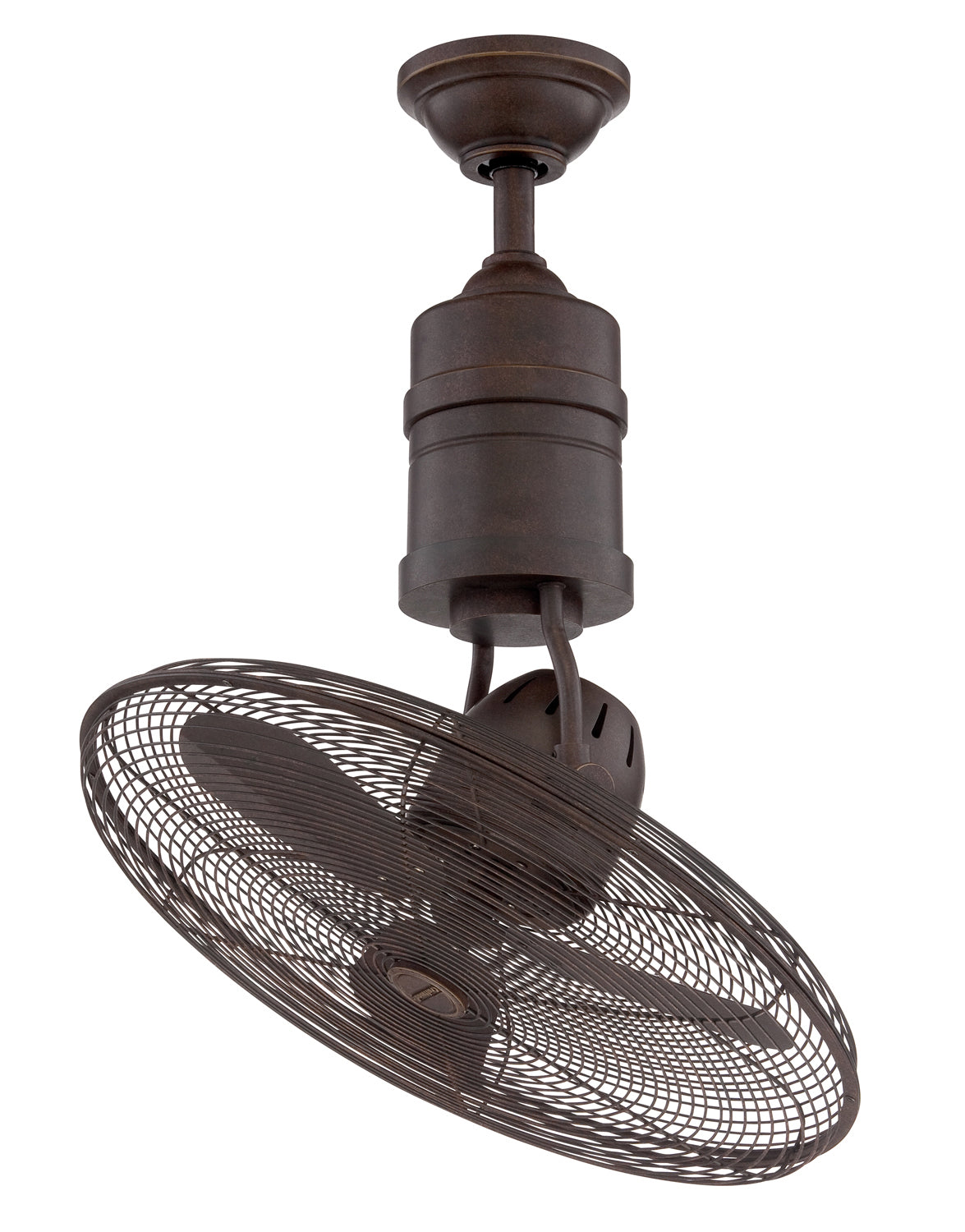Craftmade 19"Ceiling Fan from the Bellows III Indoor/Outdoor collection in Aged Bronze Textured finish