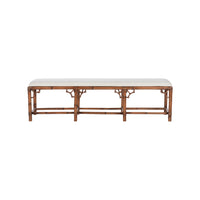 Chelsea House Chippendale Bamboo Bench - Brown