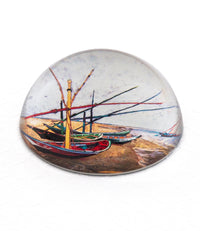 Design Shop Van Gogh's Fishing Boats On The Beach At Saintes-Maries Paperweight