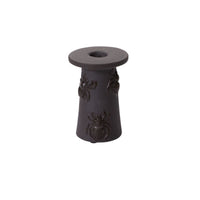 Design Shop Black Scuttling Spiders Collection Candleholder, 3.25" X 4.5", Set of 4.