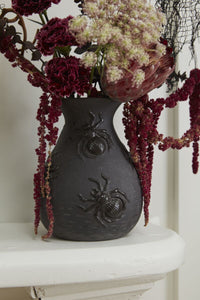 Design Shop Black Scuttling Spiders Collection Vase, 6.5" X 7.75", Set of 2.