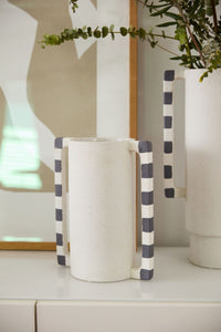 Design Shop Off-White Milos Vase, 9.25" X 11.75".