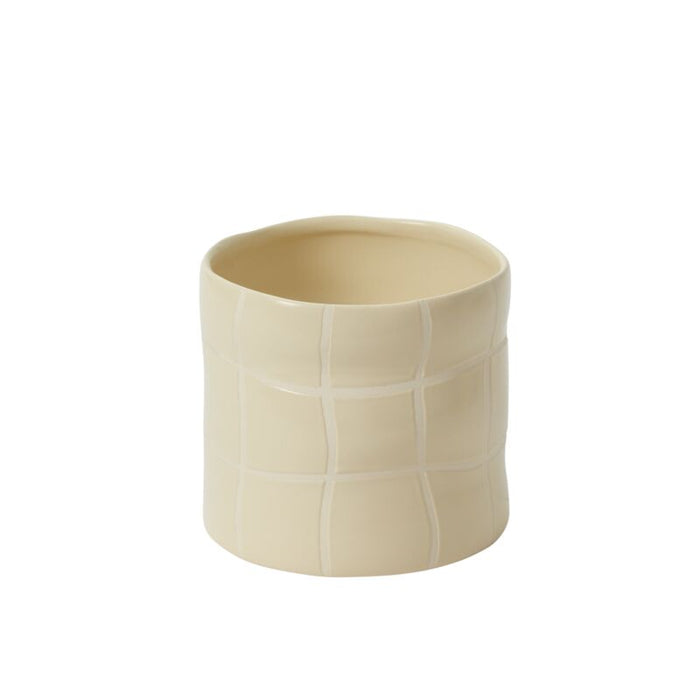 Design Shop Off-White Maison Collection Pot, 5.5" X 5".