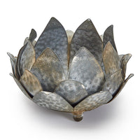 Design Shop Artichoke Decorative Cachepot / Bowl w/Antique Stone Finish - Metal
