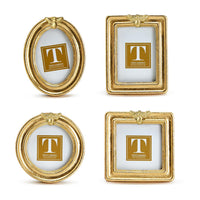 Design Shop Golden Bee Gold Leaf Finish Photo Frame - Resin/Glass, Set of 4.